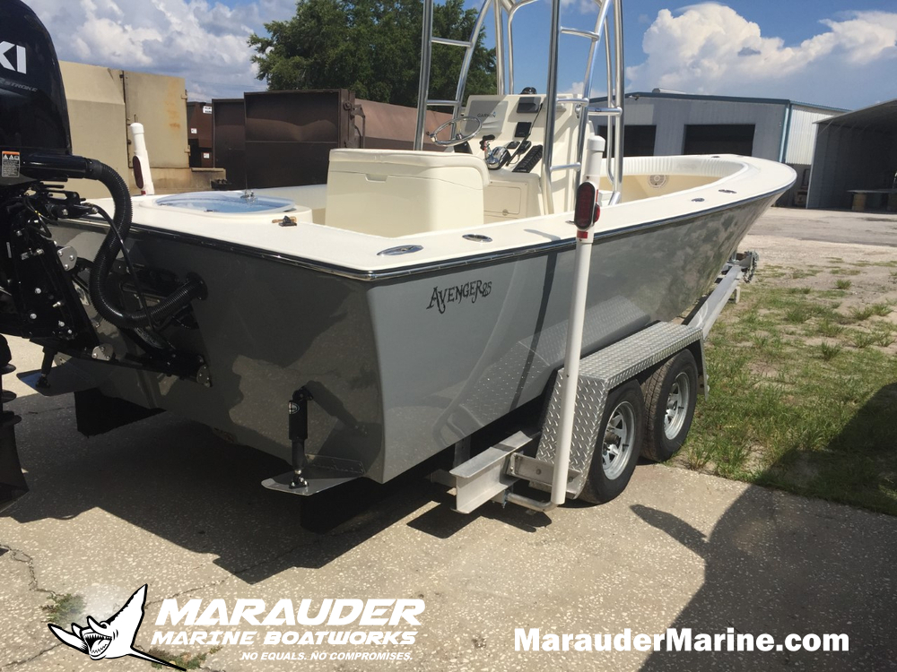 Photo of Custom Built 25' Tarpon Fishing Boat in 25 Foot Avenger Custom Fishing Boats photo gallery from Marauder Marine Boat Works