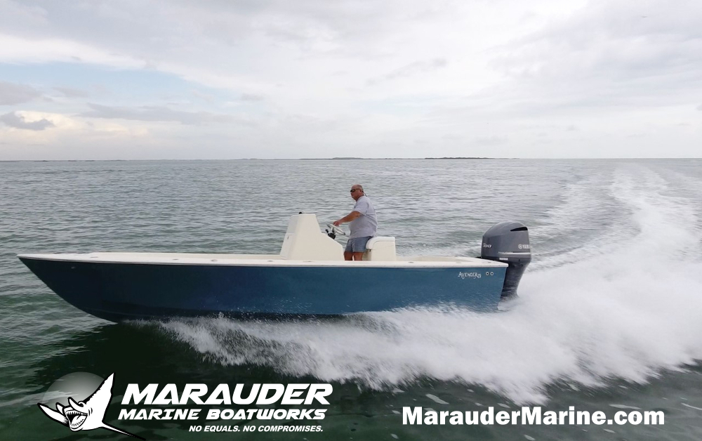 25' Yacht Tender Photo of Custom Boat in 25 Foot Avenger Custom Fishing Boats photo gallery from Marauder Marine Boat Works