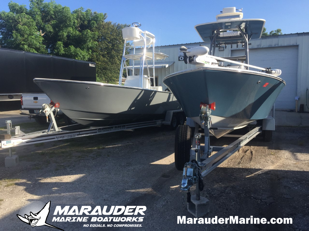 25' Fishing Boat Custom Made by Marauder in 25 Foot Avenger Custom Fishing Boats photo gallery from Marauder Marine Boat Works