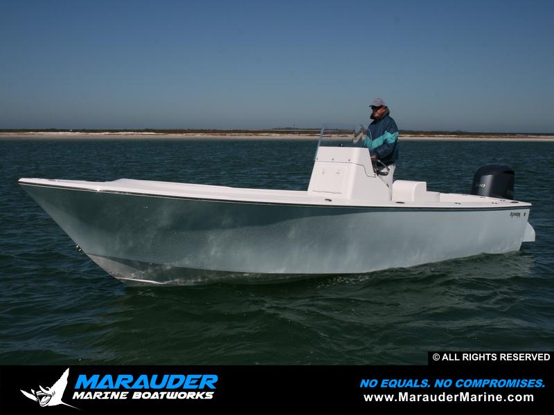 Avenger 25' Custom Fishing Boats | Near shore & Offshore by Marauder Marine in Avenger Pro Series Custom Bay Boats II photo gallery from Marauder Marine Boat Works