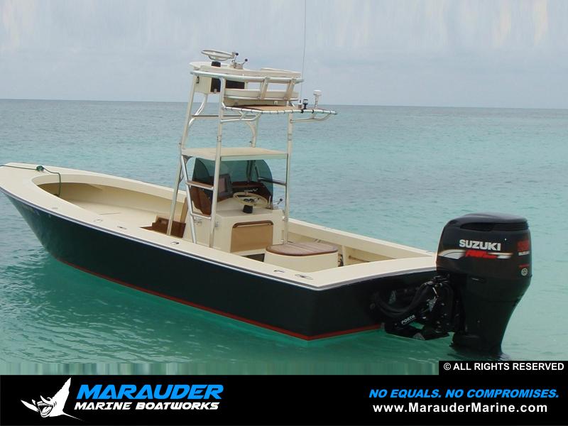 Avenger 25' Custom Fishing Boats | Near shore & Offshore by Marauder Marine in Avenger Pro Series Custom Bay Boats II photo gallery from Marauder Marine Boat Works